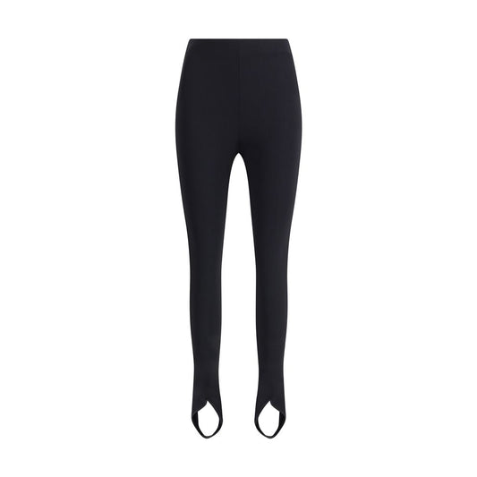 Slim fit black Bracket Leggings