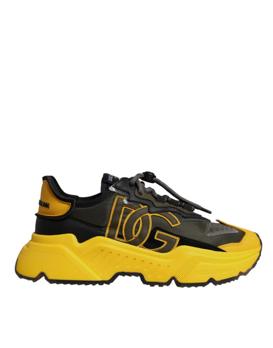 Black Yellow Daymaster Low Top Sneakers  Shoes