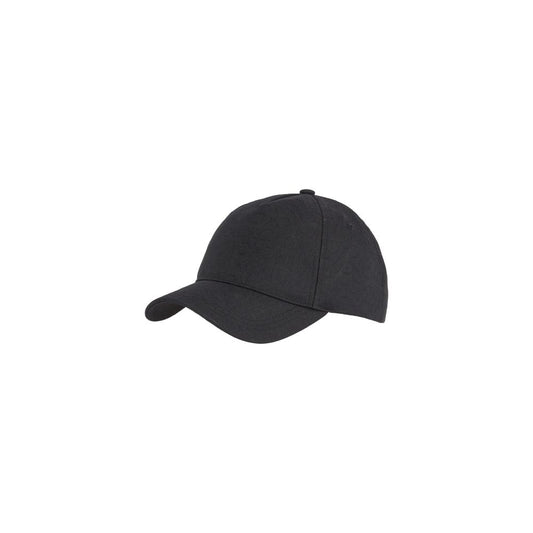 Black Recycled Polyester Caps Baseball Hat