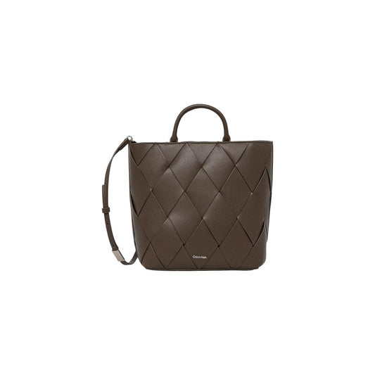 Brown Polyethylene Handbag