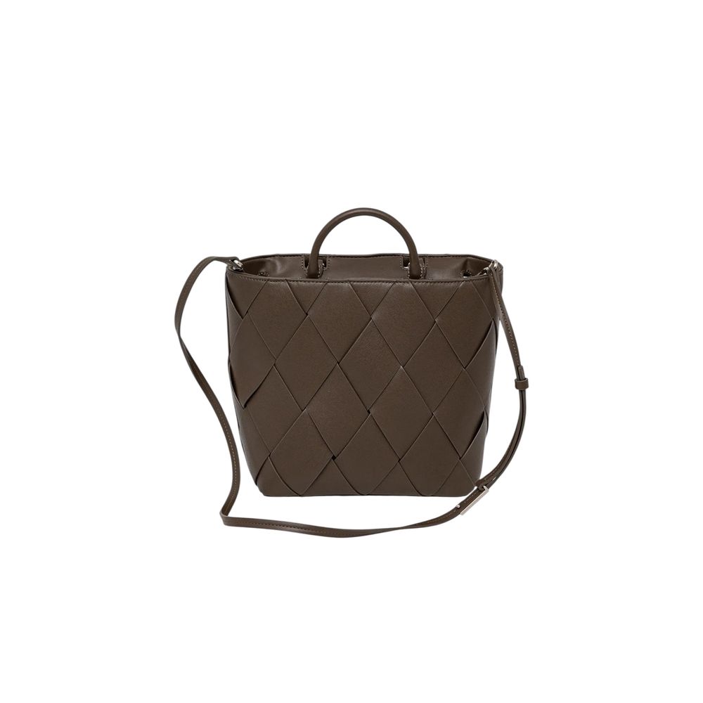 Brown Polyethylene Handbag
