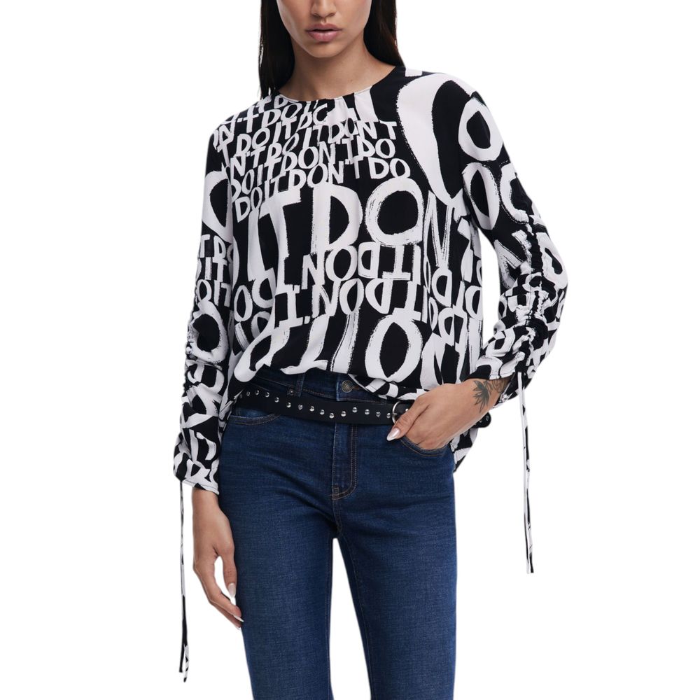 Black Viscose Blouse