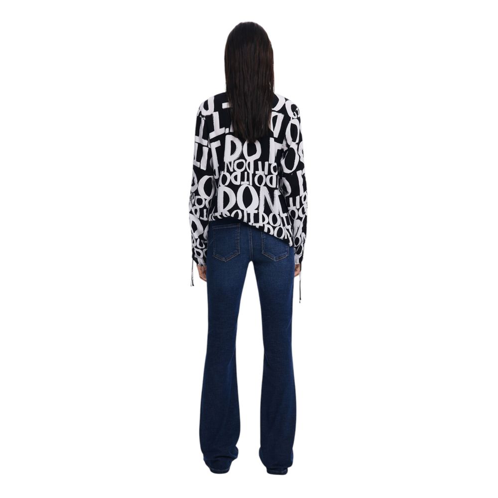 Black Viscose Blouse
