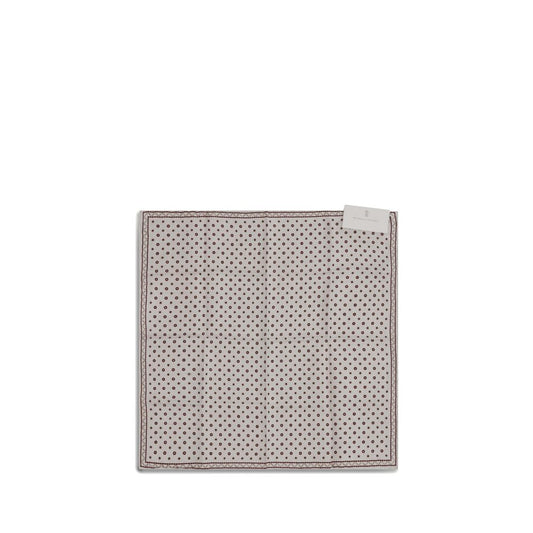 Polka Dot Silk Pocket Square