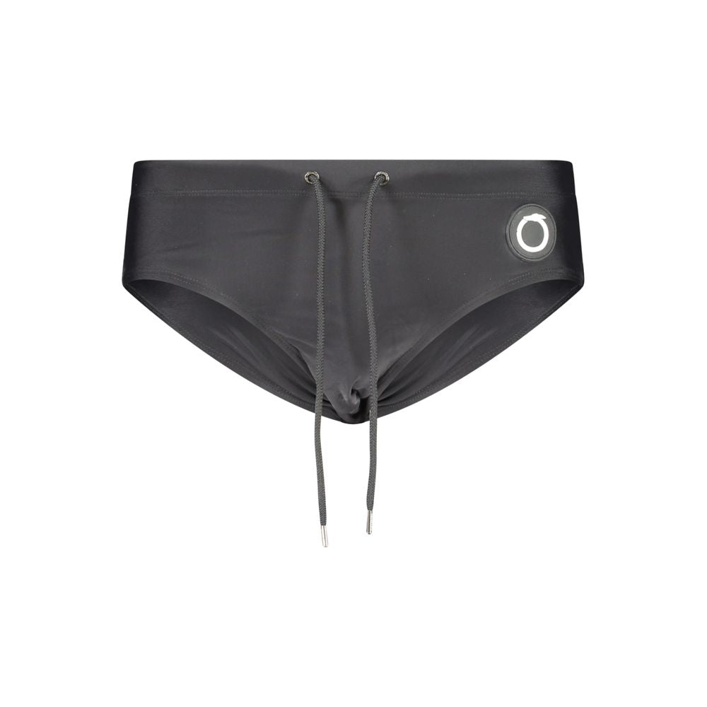 Black Elastane Swimwear