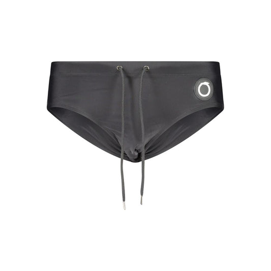 Black Elastane Swimwear