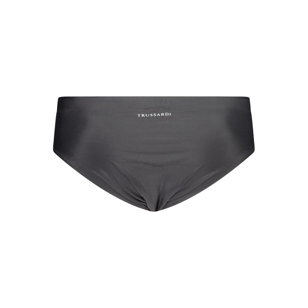 Black Elastane Swimwear