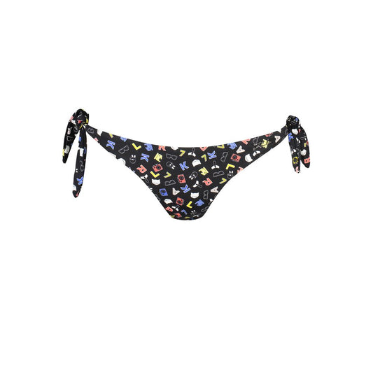 Black Elastane Swimwear