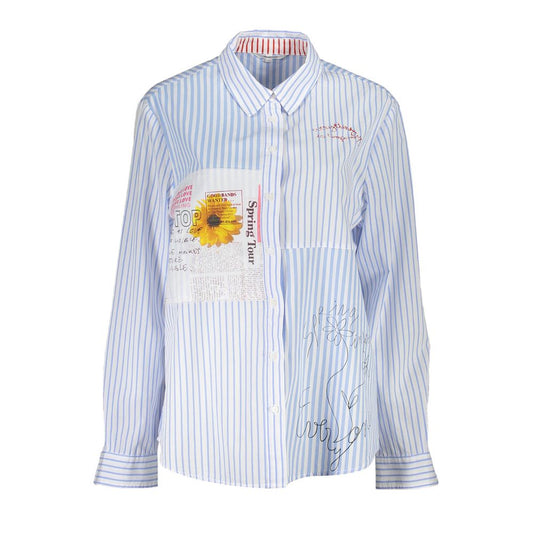 Blue Viscose Shirt