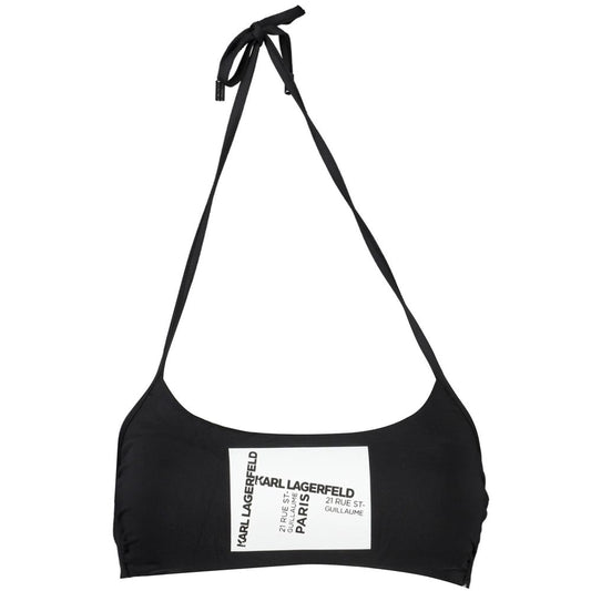 Black Elastane Swimwear