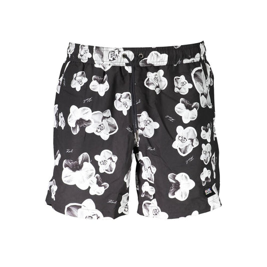 Black Polyester Swimwear