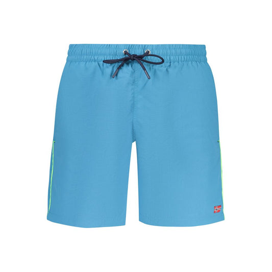 Blue Polyamide Swimwear