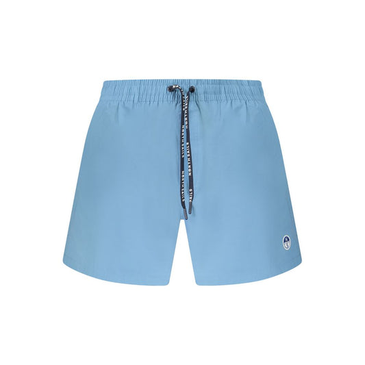 Blue Cotton Swimwear