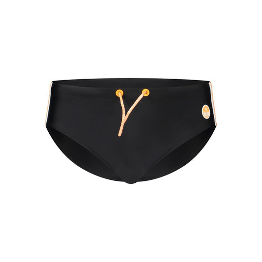 Black Elastane Swimwear