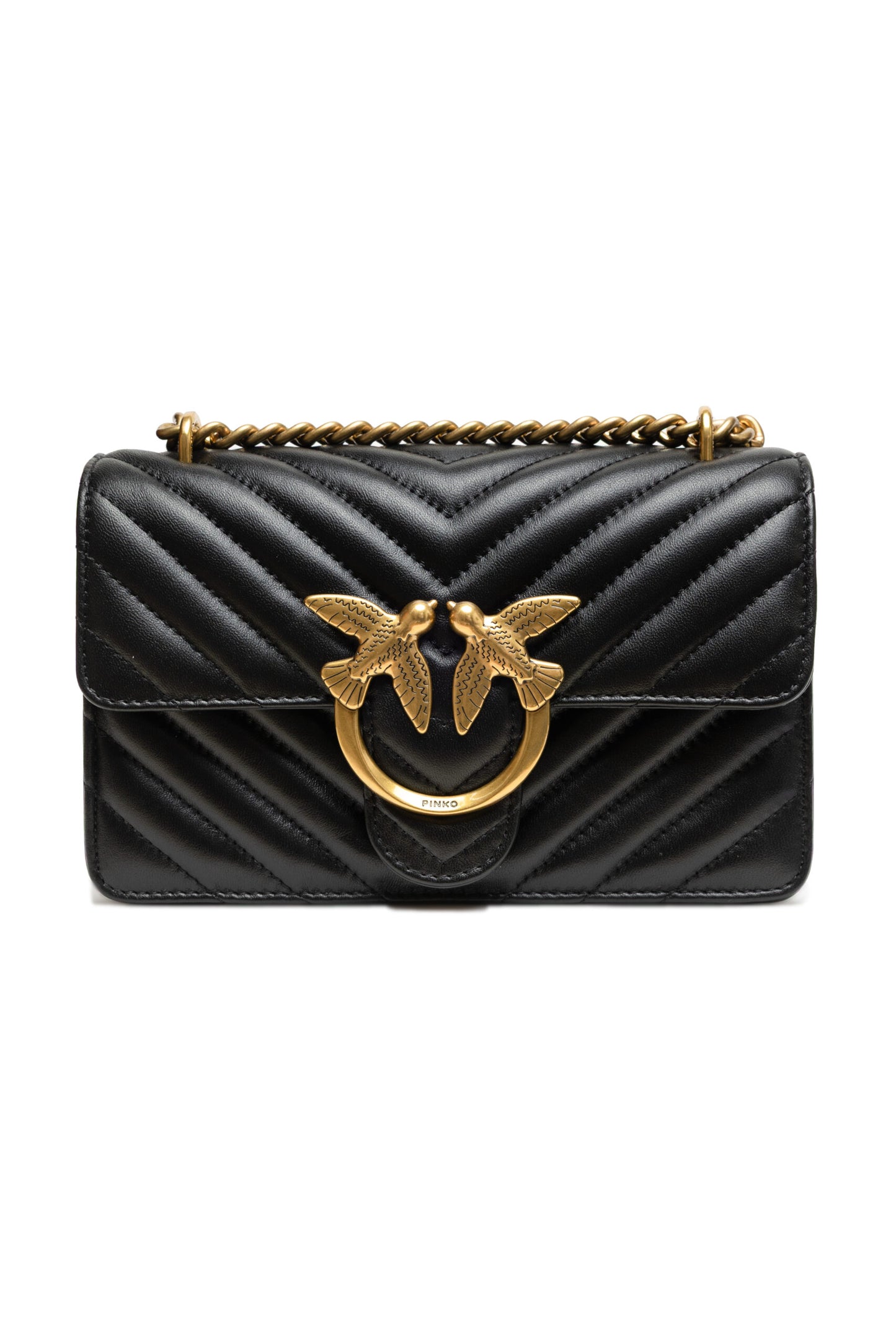 Black Mini Love Bag One Chevron