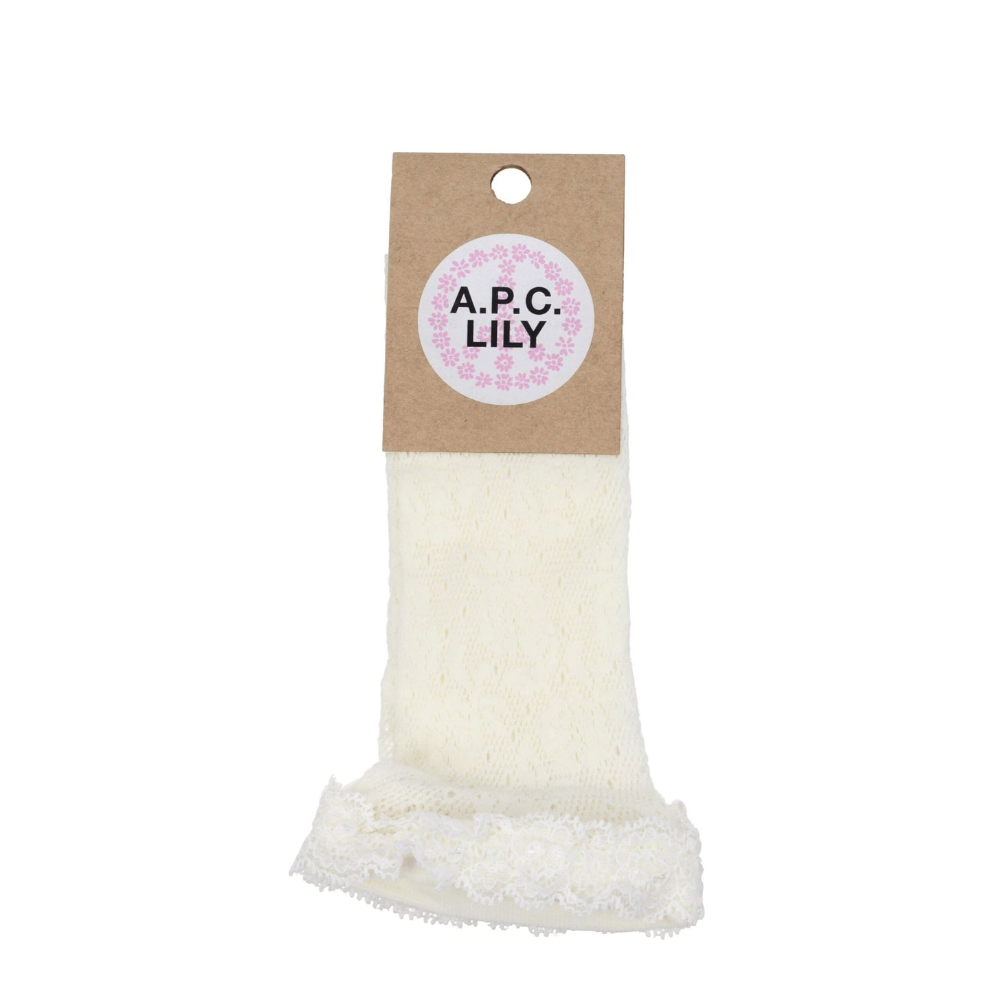 White Polyamide Socks