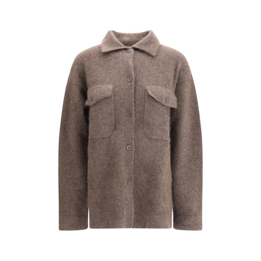 Cardigan with classic collar