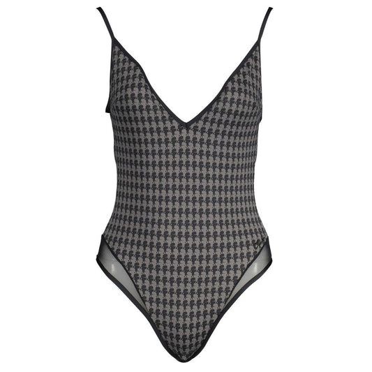 Black Elastane Swimwear