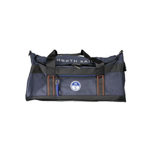 Blue Polyester Handbag