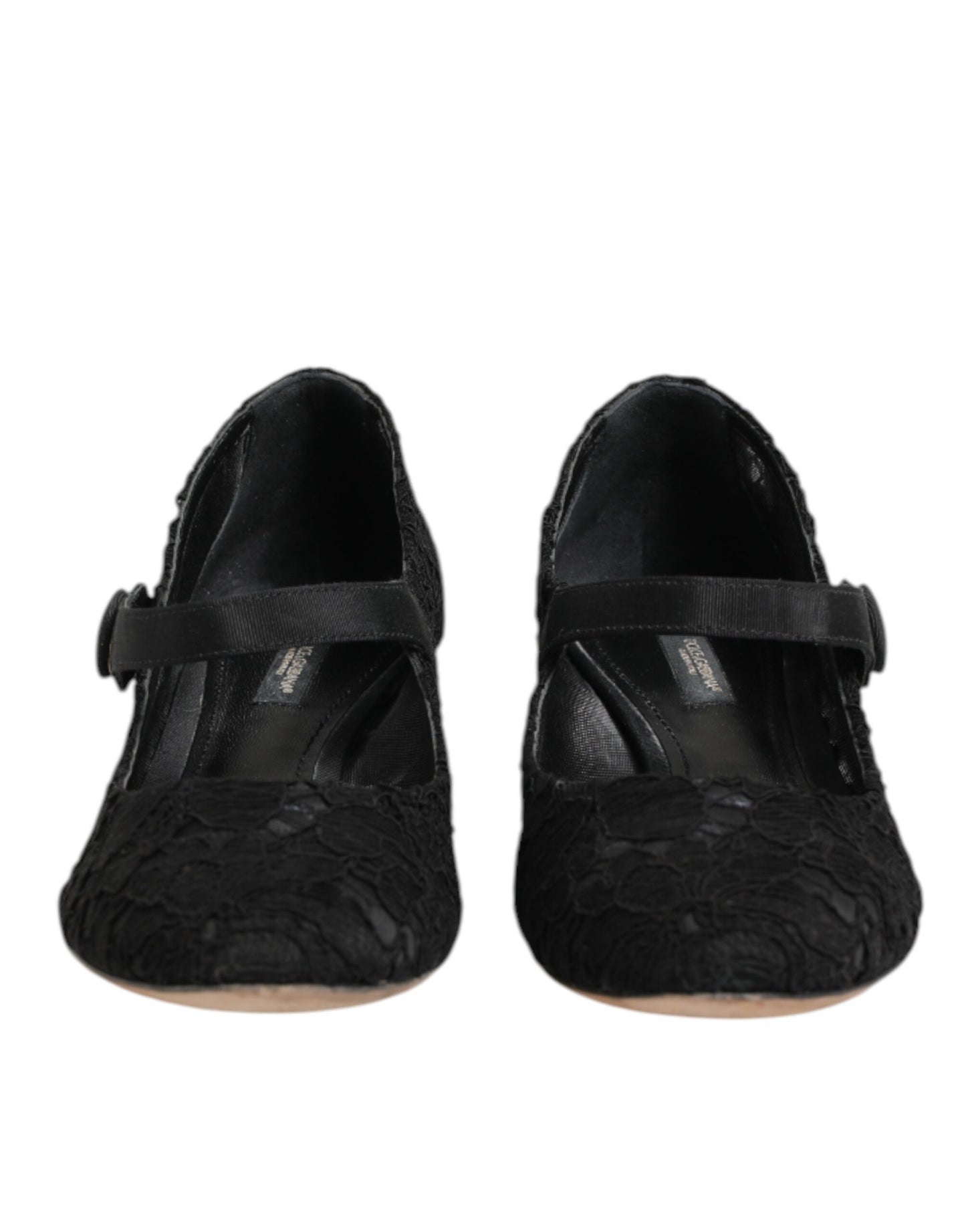 Black Vally Taormina Floral Lace Pumps Shoes