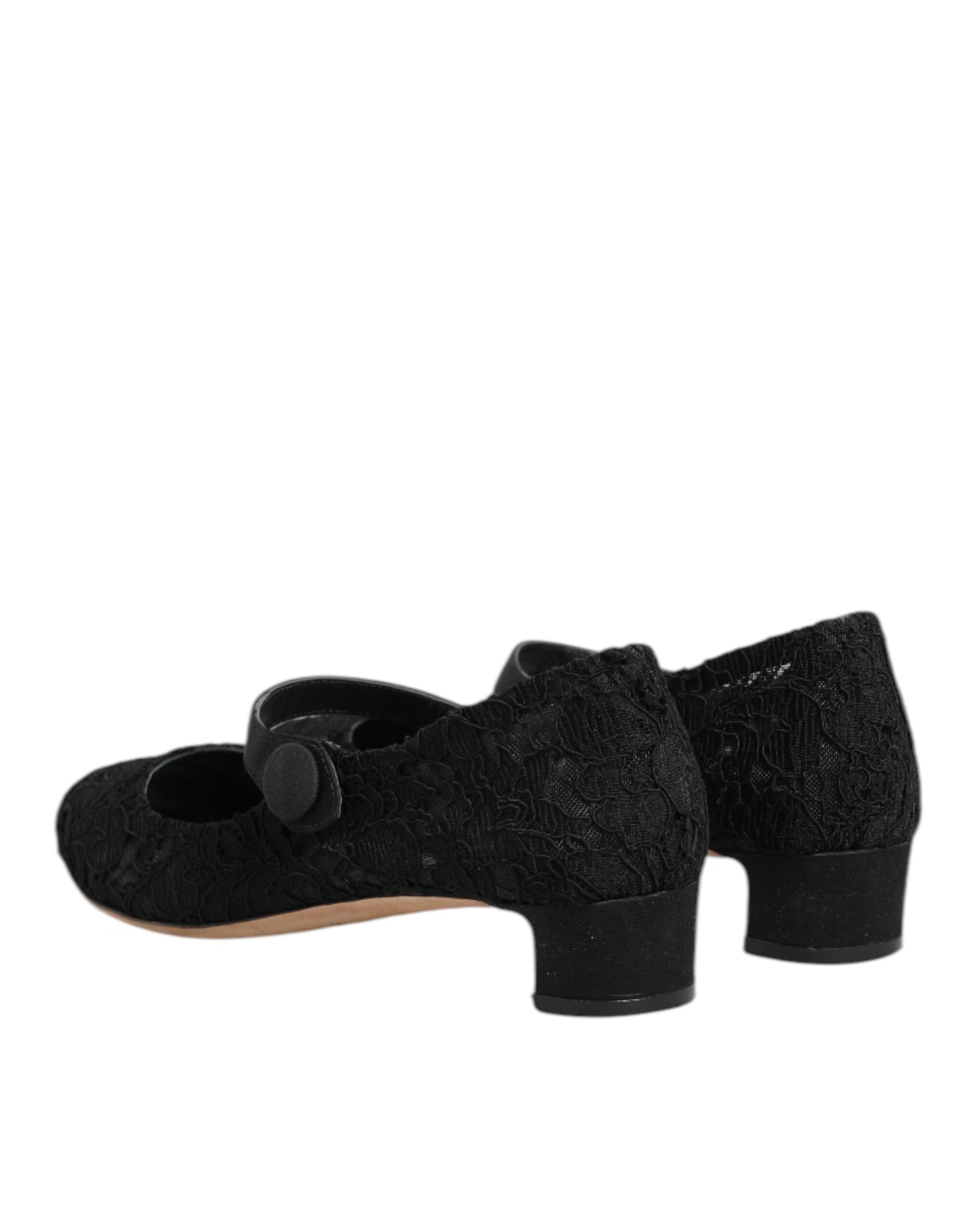 Black Vally Taormina Floral Lace Pumps Shoes