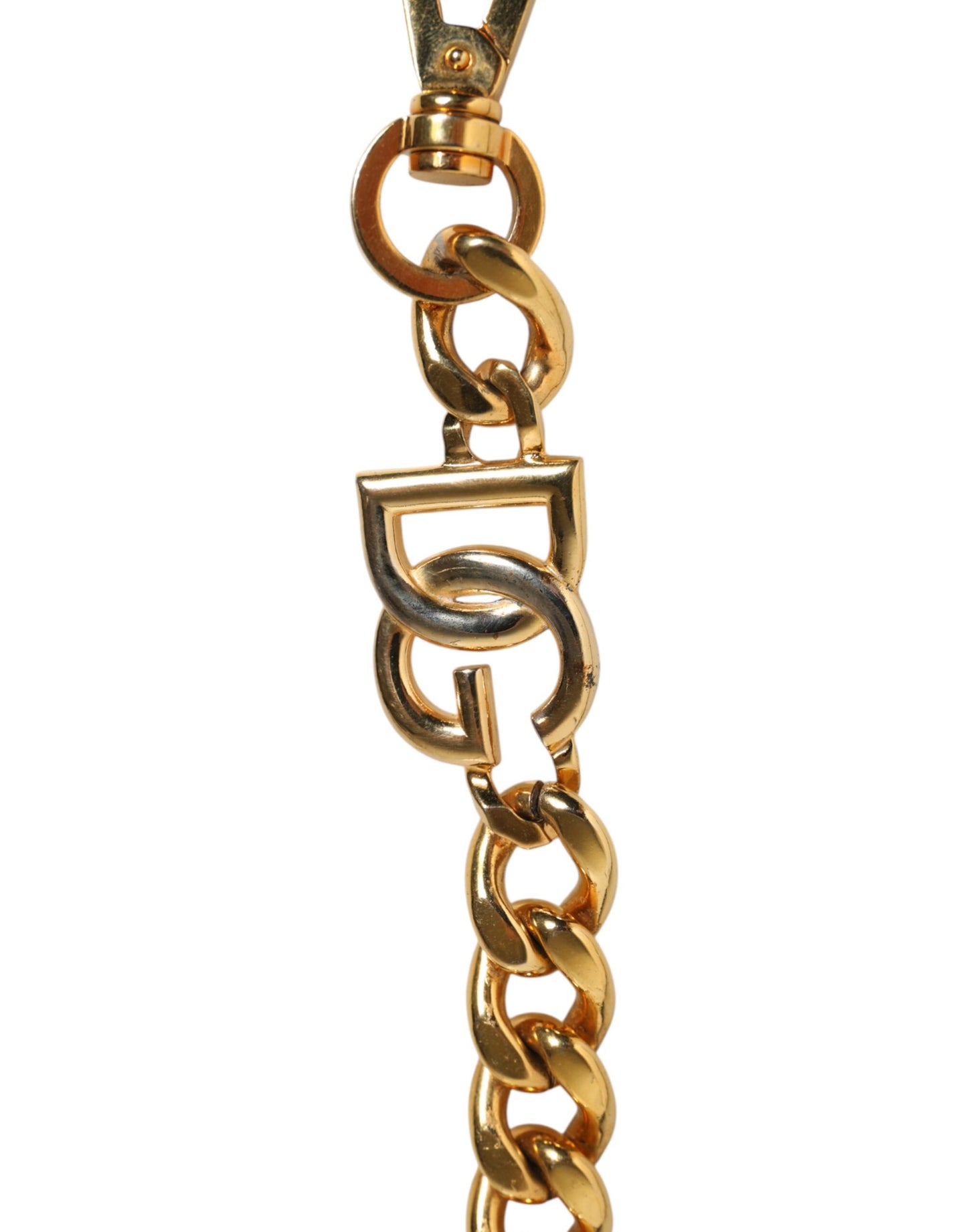 Black Leather Pearl Chain Bag Accessory Shoulder Strap