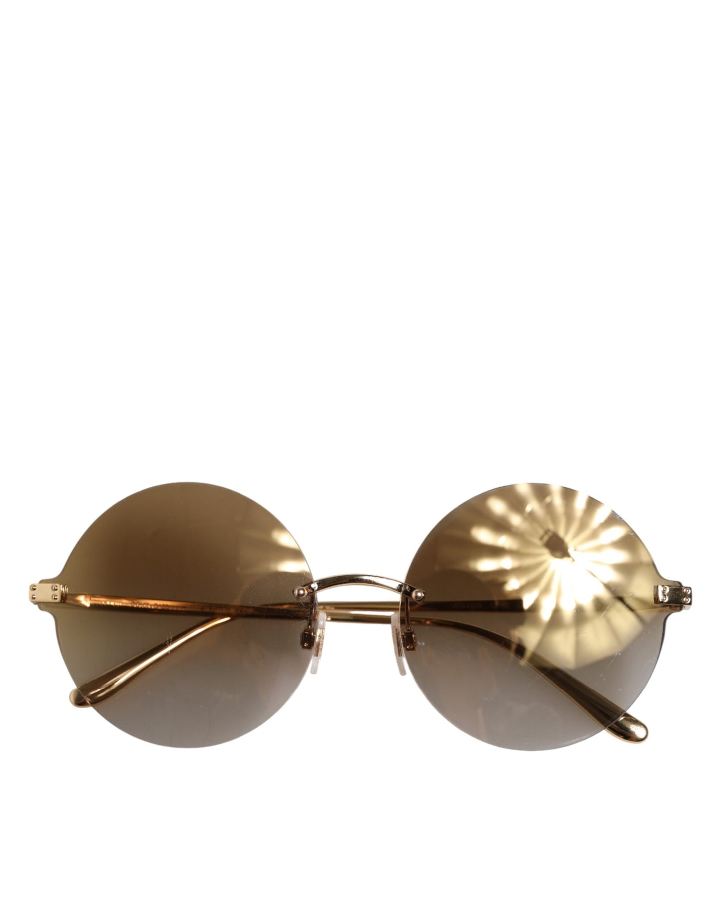 DG2228 Gold Plated Round Lenses Shades Eyewear Sunglasses