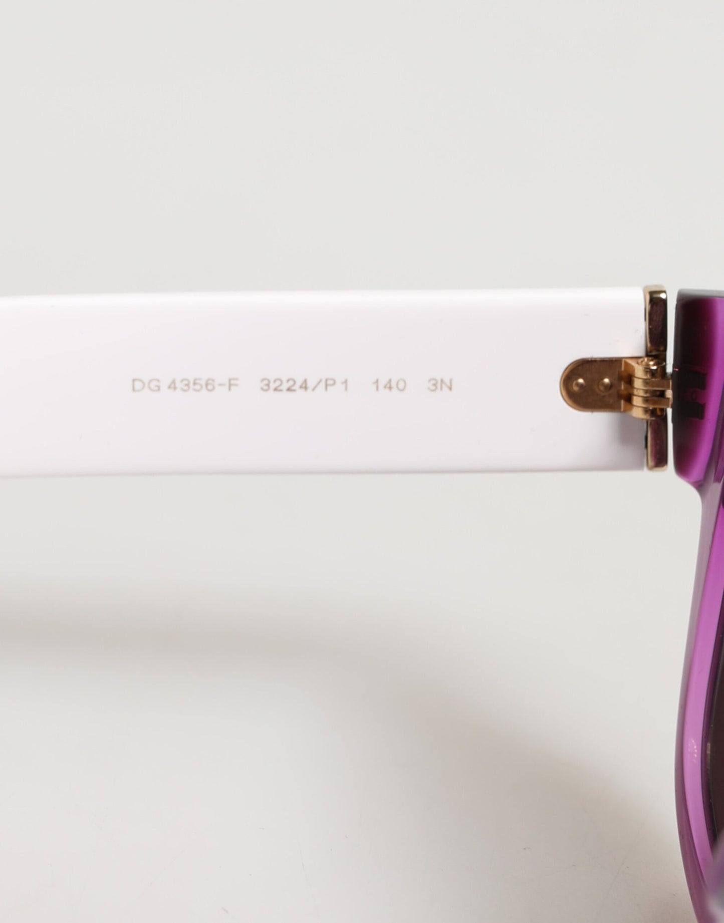 DG4356F White Acetate Aviator Shades Eyewear Sunglasses