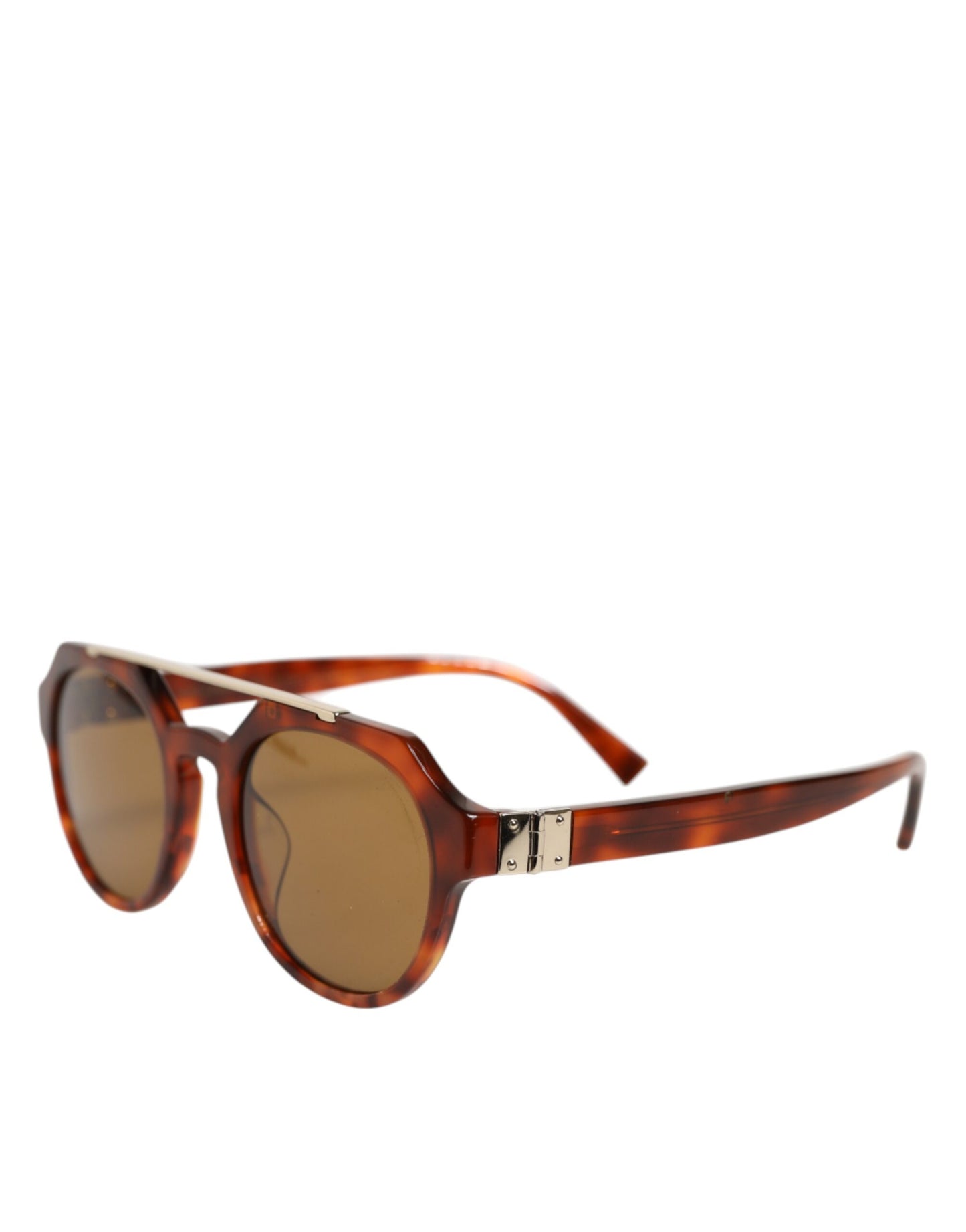 DG4313F Brown Tortoiseshell Pilot Frame Shades Sunglasses