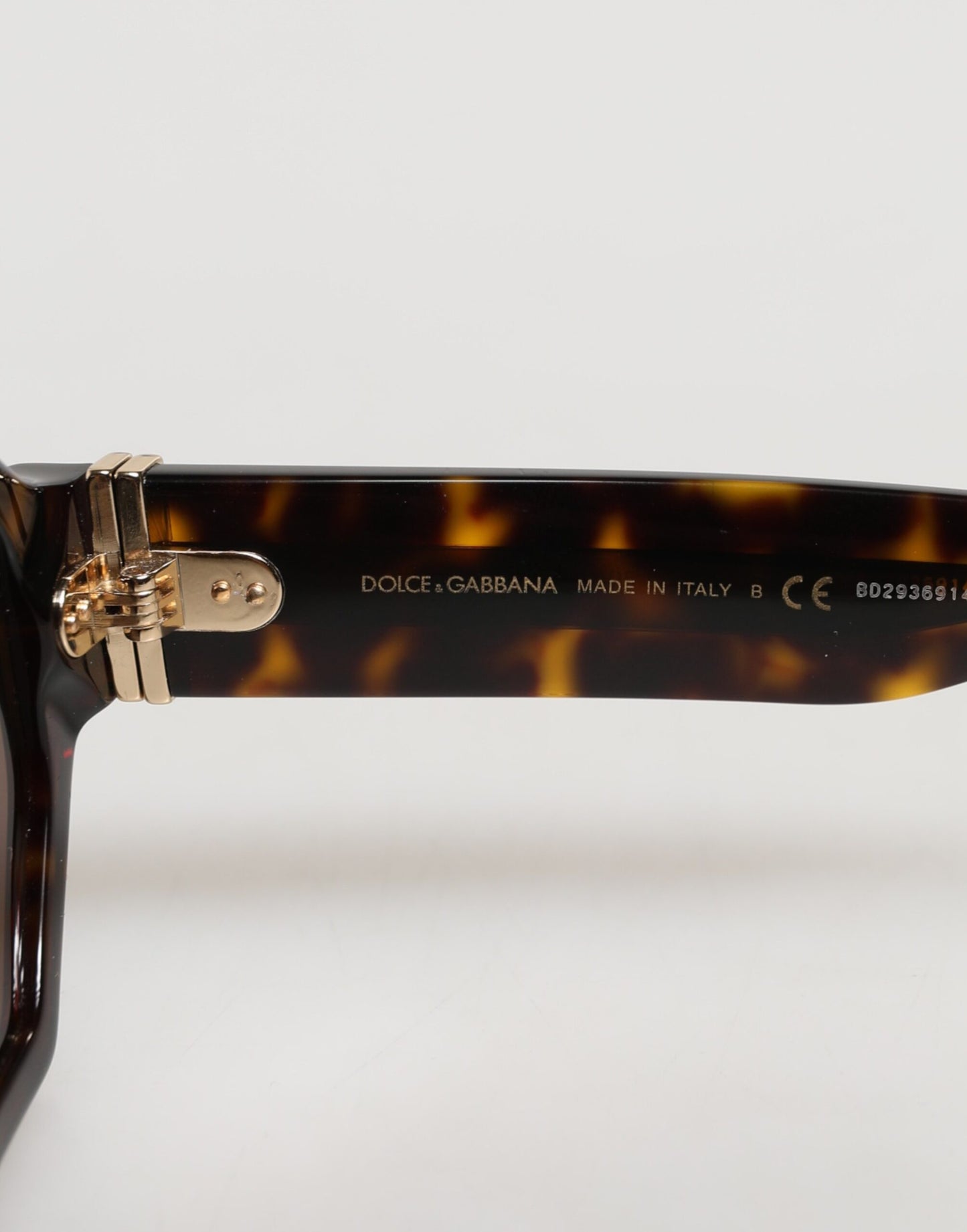 DG4379F Tortoiseshell Brown Acetate Geometric Shades Sunglasses