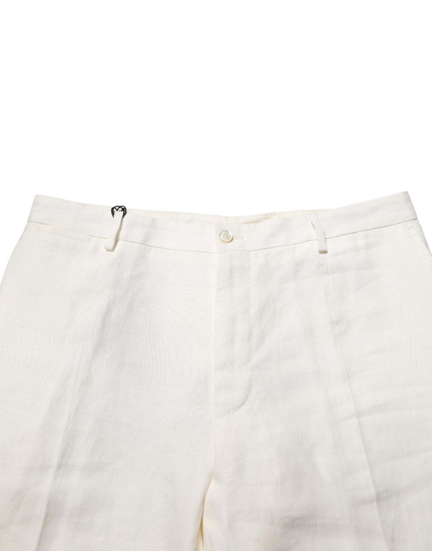 White Linen Formal Dress Men Trouser Pants