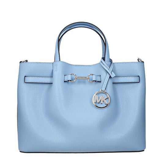 Light Blue Leather Handbag
