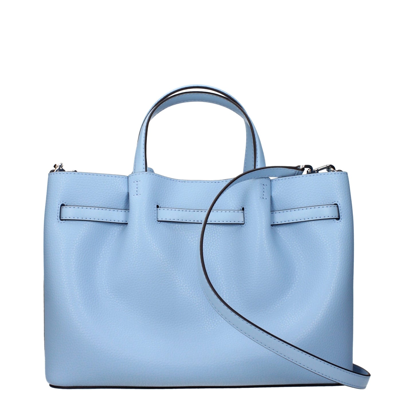 Light Blue Leather Handbag