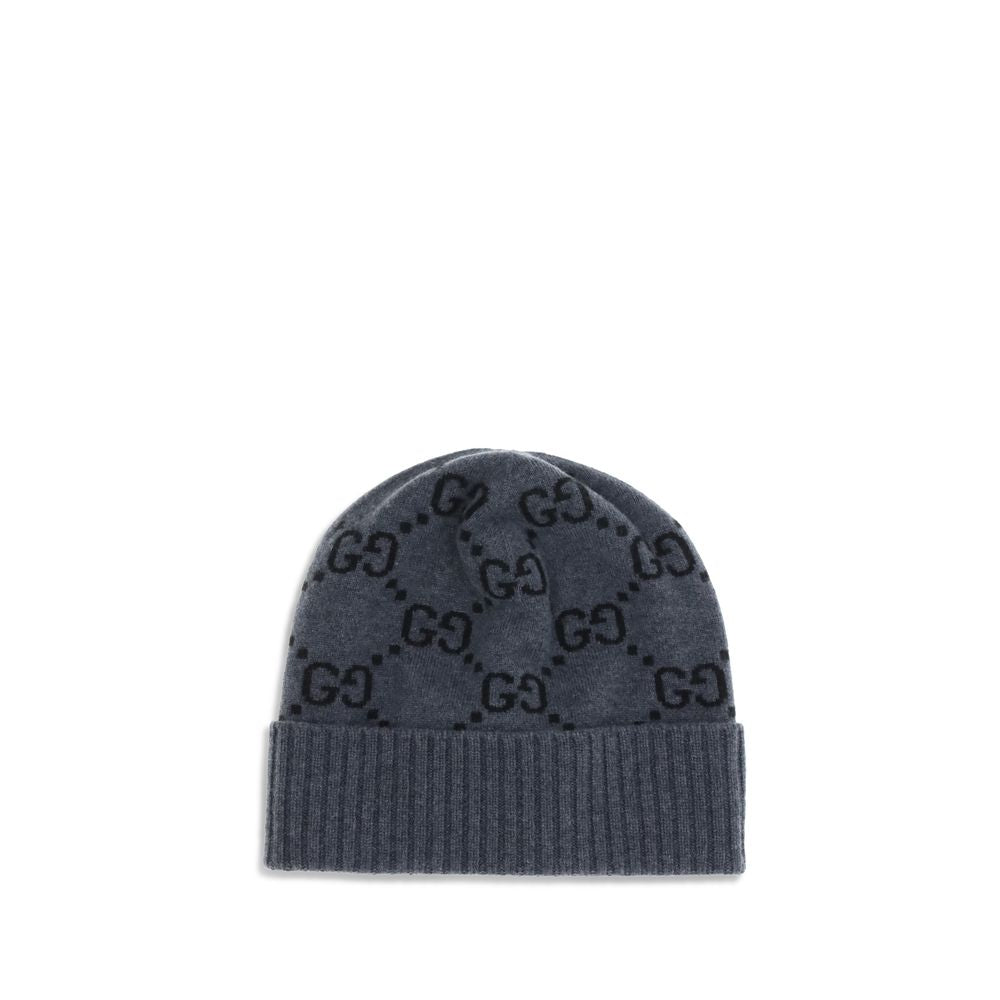 Gray Cashmere Beanie