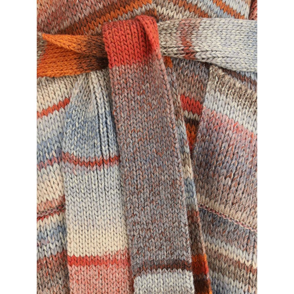 Multicolor Wool Coat