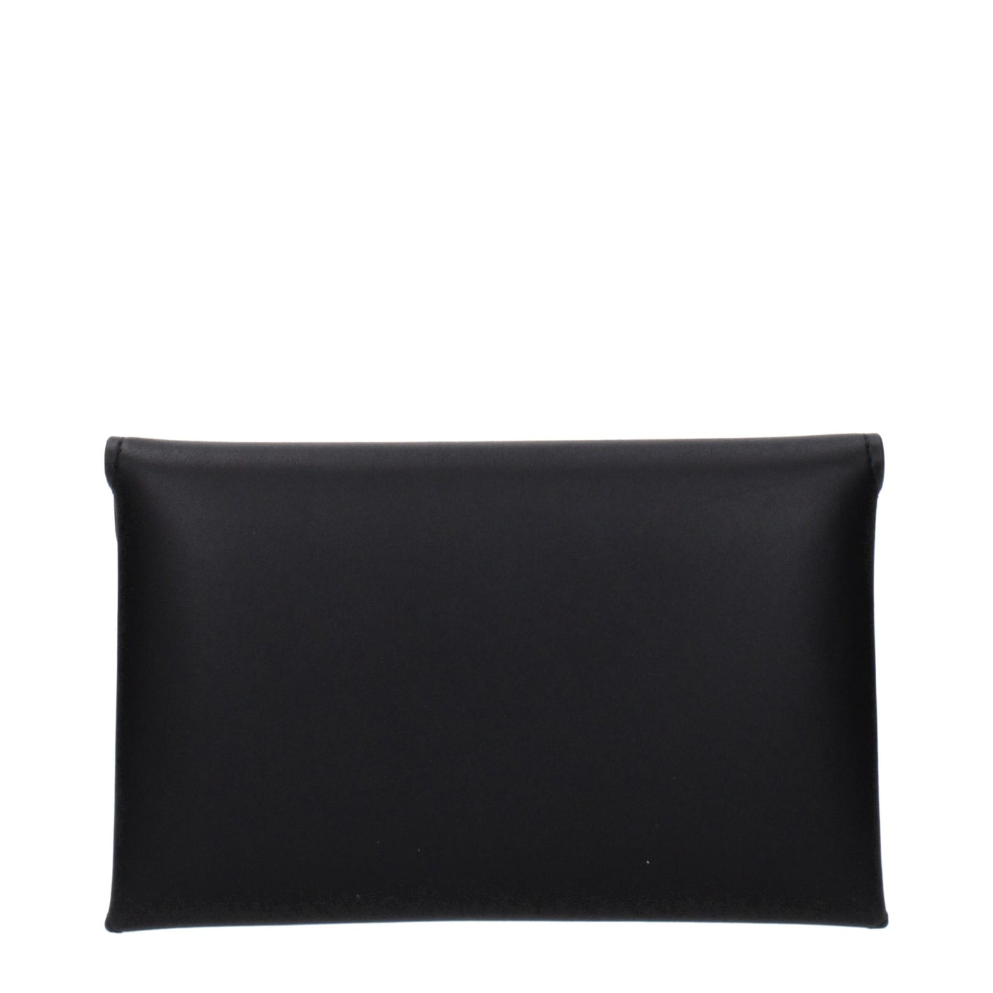 Black Leather Clutch Bag