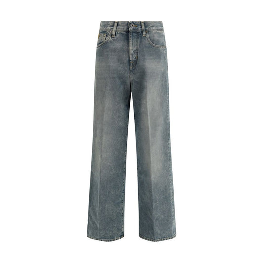 Blue Cotton Jeans Denim