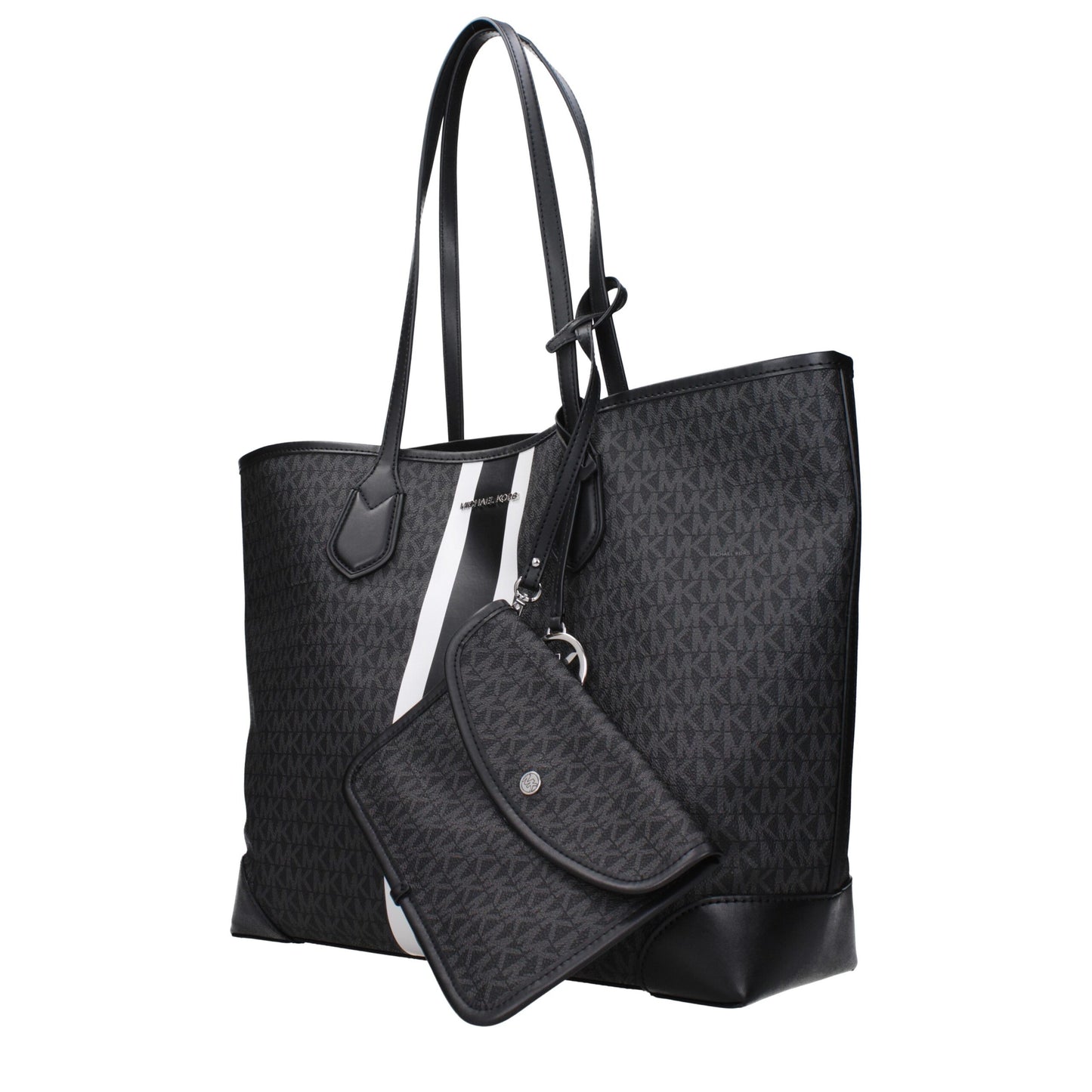 Black Fabric Shoulder Bag