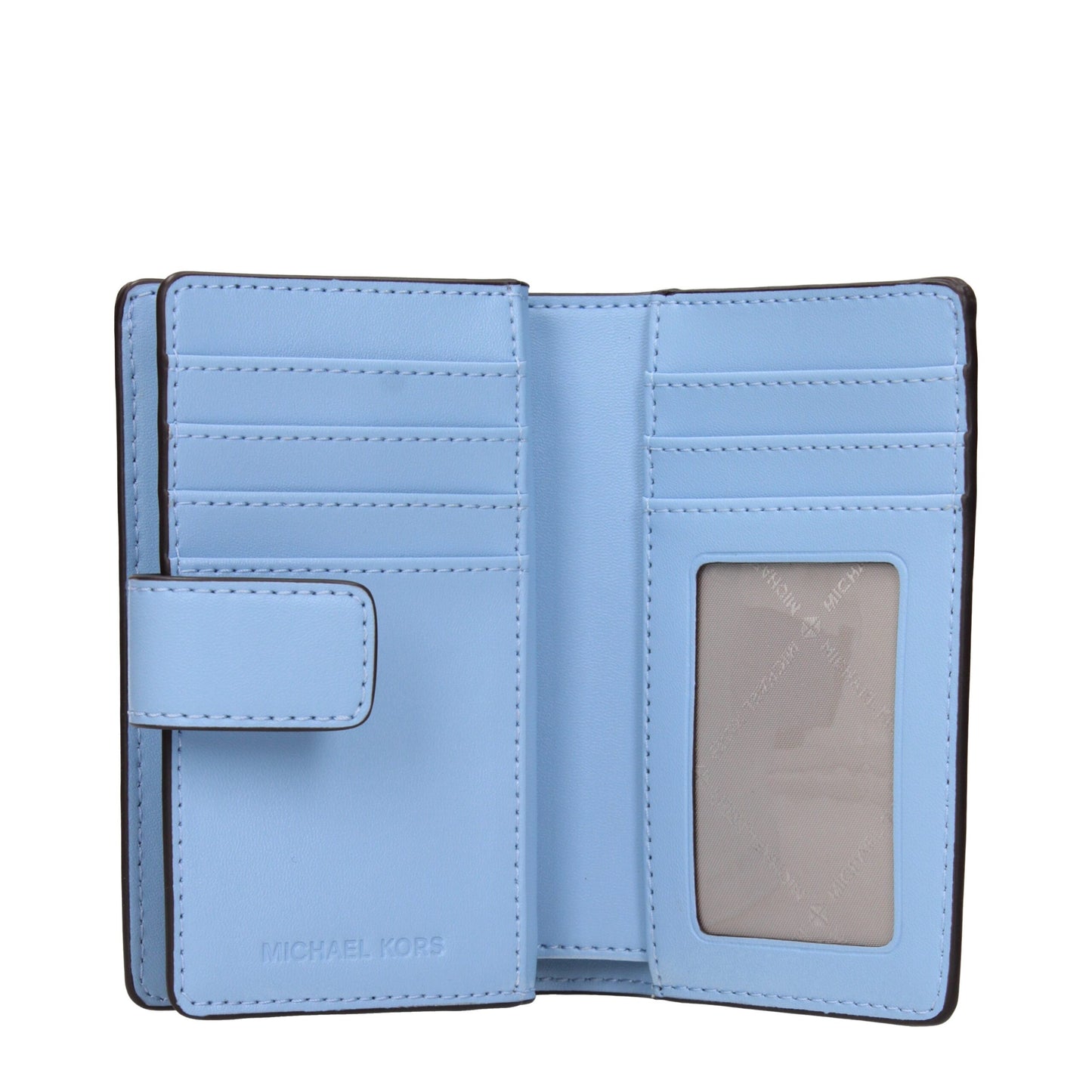 Light Blue Leather Wallet