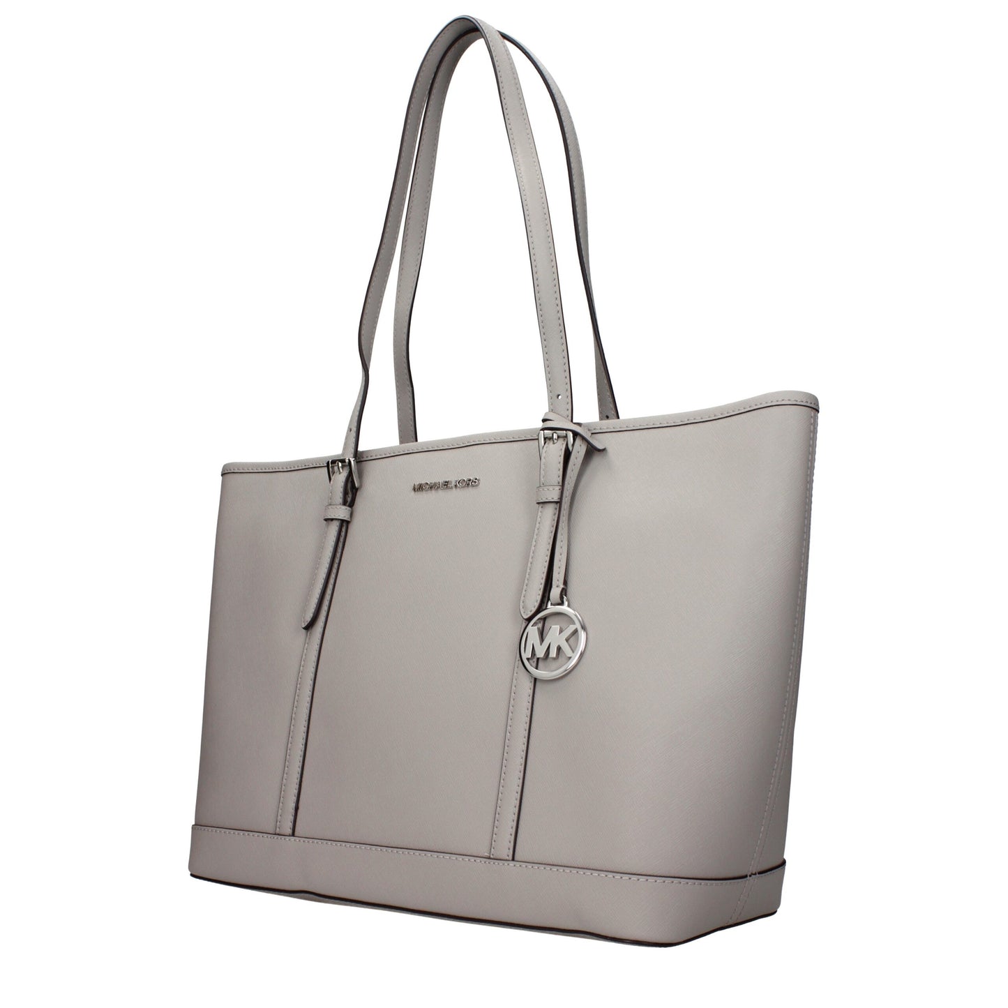 Gray Leather Shoulder Bags