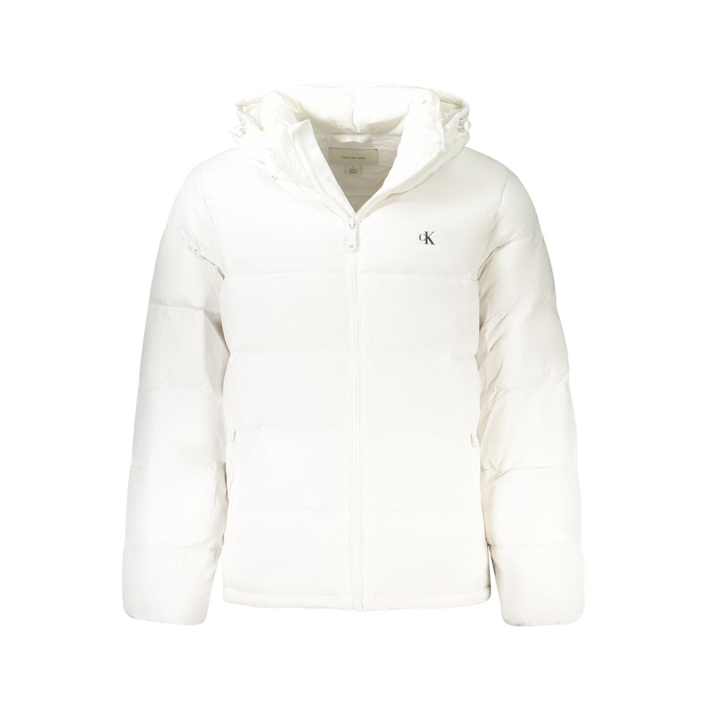 White Polyamide Jackets & Coat