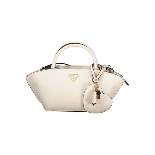 Beige Polyethylene Handbag
