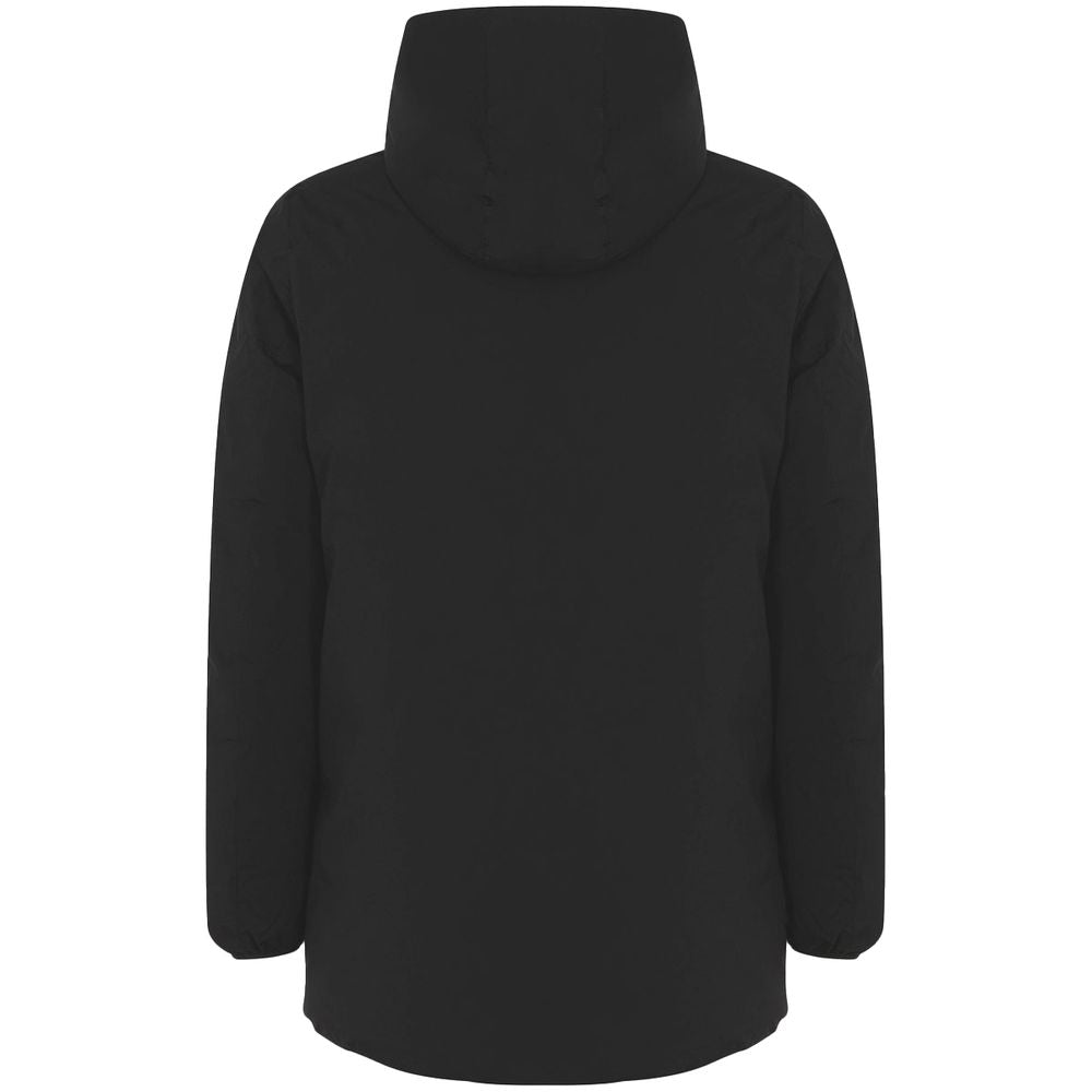 Black Polyester Jackets & Coat