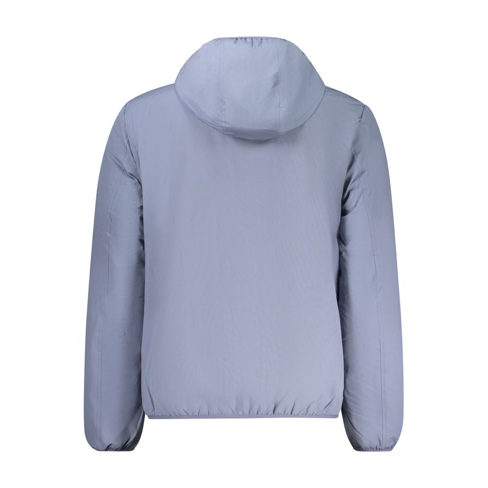 Blue Polyester Jackets & Coat