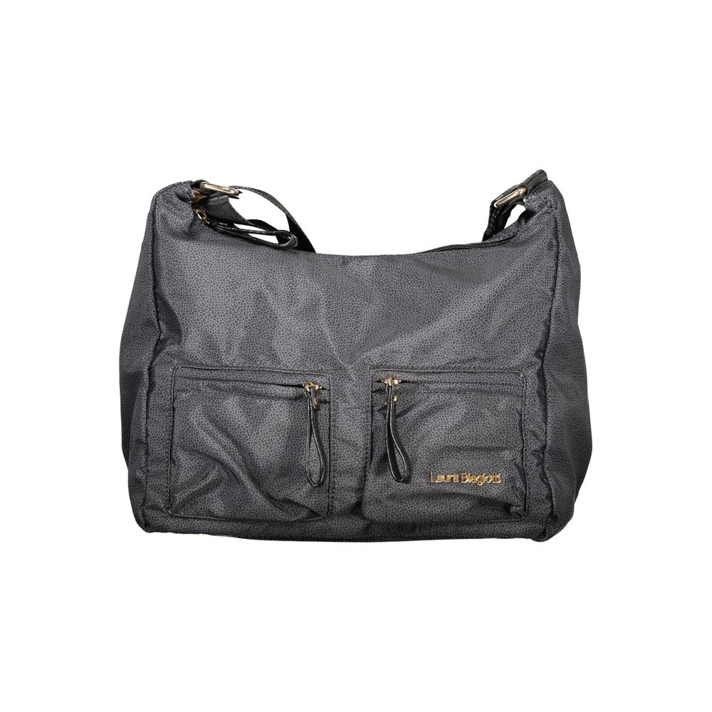 Black Polyester Handbag