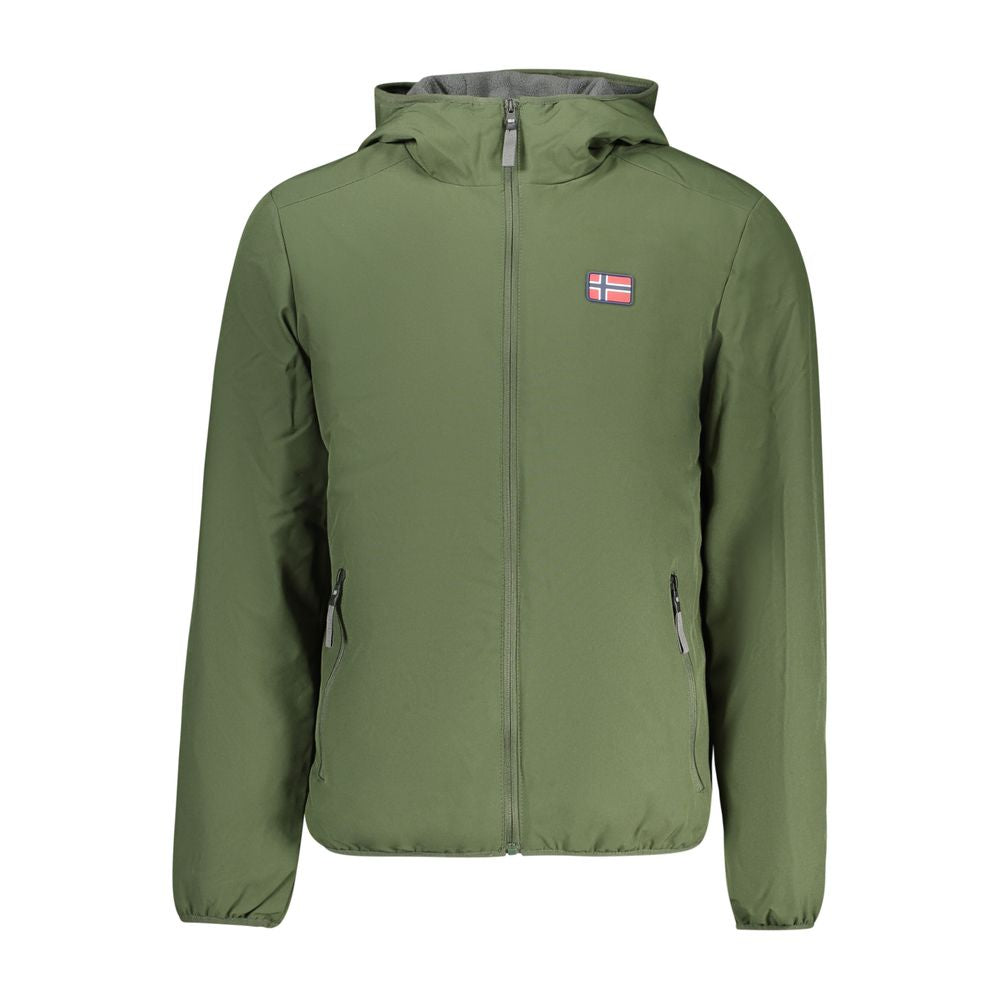 Green Polyester Jackets & Coat