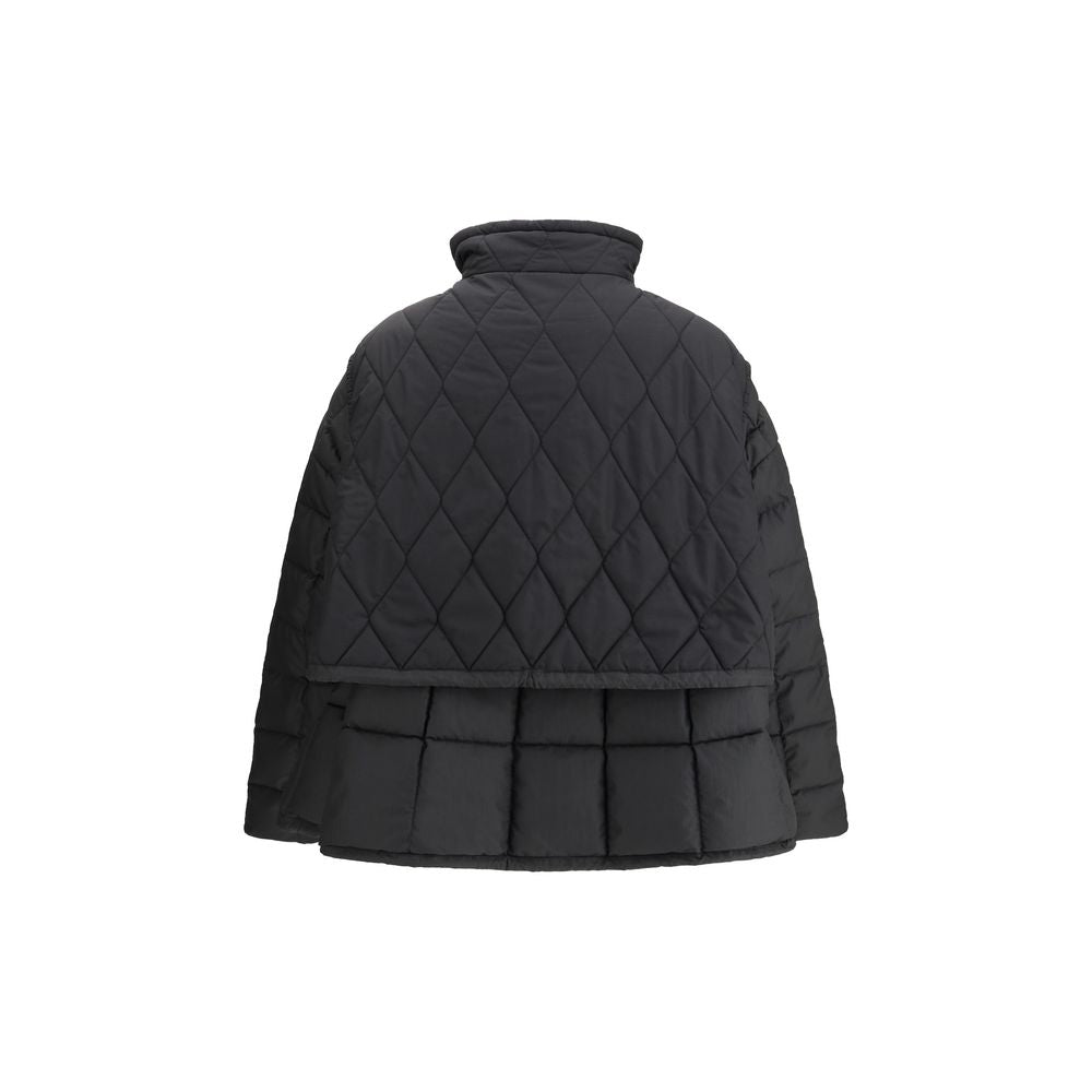 Black Nylon Jackets And Coat