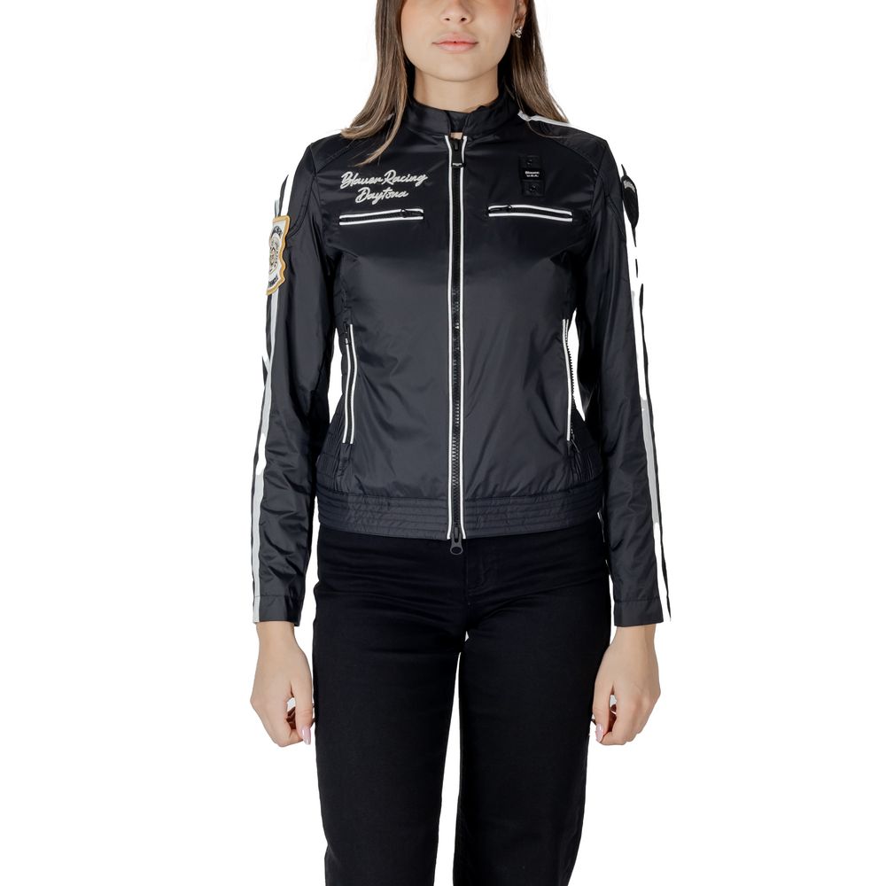 Black Polyamide Jackets & Coat