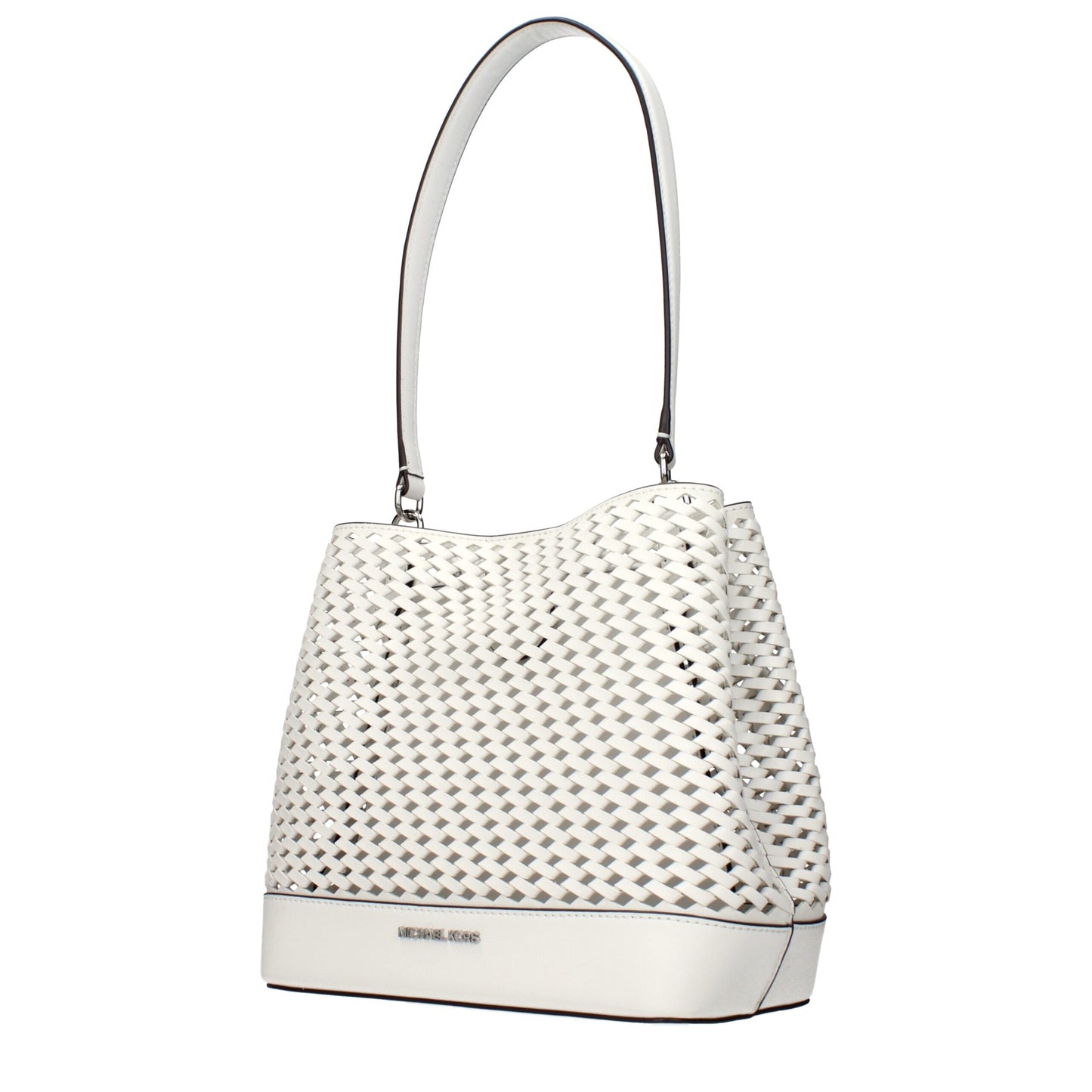 White Leather Shoulder Bag