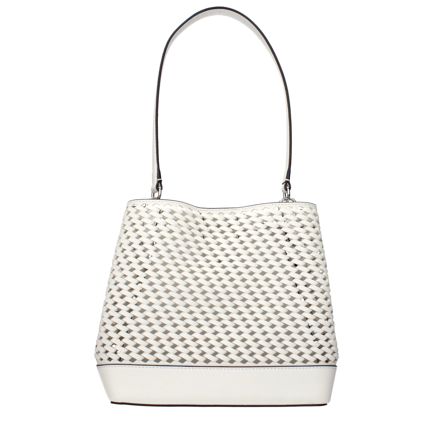 White Leather Shoulder Bag